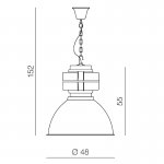 Подвесной светильник Azzardo Bismarck AZ1575