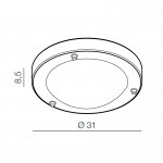 Накладной светильник Azzardo Umbra 31 AZ1597