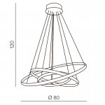 Подвесная люстра Azzardo Brighton 3 AZ1609