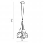 Подвесной светильник Azzardo Carron 3 AZ1660