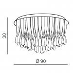 Потолочная люстра Azzardo Jewel 90 AZ1661