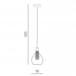 Подвесной светильник Azzardo Elektra 1 AZ1687