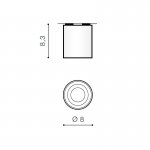Накладной светильник Azzardo Mini Bross AZ1711