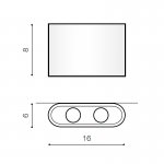 Настенный светильник бра Azzardo Vega AZ1758 хром 1*G9