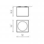 Накладной светильник  Azzardo Eco Alex AZ1834