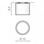 Накладной светильник  Azzardo Eco Alix AZ1836