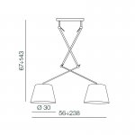 Потолочный светильник Azzardo Adam AZ1842