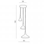 Подвесная люстра Azzardo Ida mix AZ1881