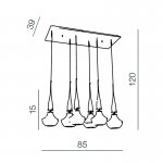 Подвесной светильник Azzardo Tasos 6 AZ1883