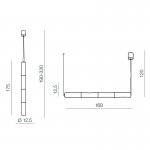 Подвесной светильник Azzardo Bamboo 4 pendant AZ1902