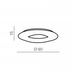 Потолочный светильник Azzardo Donut Top 91 AZ2064