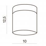 Накладной светильник  Azzardo Lir AZ2068