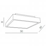Потолочный светильник Azzardo Asteria 30 AZ2073