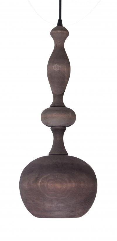 Подвесной светильник Aladdin S1 73, массив дерева /орех, D20см/Н50см, 1 х Е14 Подвесной светильник Aladdin S1 73, массив дерева /орех, D20см/Н50см, 1 х Е14
