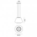 Подвесной светильник Artemide Amber Reverso