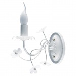 Светильник настенный Anessi-WL60E14*1WH металл, акрил E14*1*60W