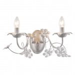 Светильник настенный Anessi-WL60E14*2WH металл,акрил E14*60W*2