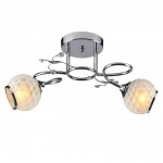 Светильник потолочный Angle-CL60E27*2CH металл, стекло E14*60W*2