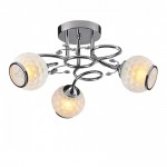 Светильник потолочный Angle-CL60E27*3CH металл, стекло E14*60W*3