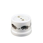 B1-302-01-D2/1 BIRONI Лизетта Бел Розетка комп.(RJ45) 2-ая стандарт. Декор d2/1