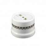 B1-302-01-D5/1 BIRONI Лизетта Бел Розетка комп.(RJ45) 1-ая стандарт. Декор d5/1