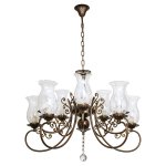 Светильник Ben Crezo B11031/5+5BGD WT