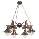 Светильник Ben Crezo B11162/6AB+WT