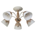 Светильник Ben Crezo B11191/5FGD+YL WT