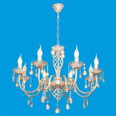 Люстра классическая с хрусталем B11195/8WG BenCrezo