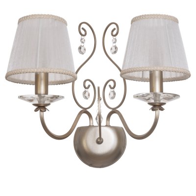 Светильник Ben Crezo B11197/2wCR+BR WT