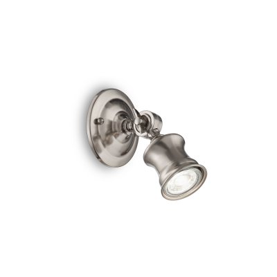 

Светильник бра Ideal lux BARBER AP1 NICKEL (160016, BARBER AP1 NICKEL