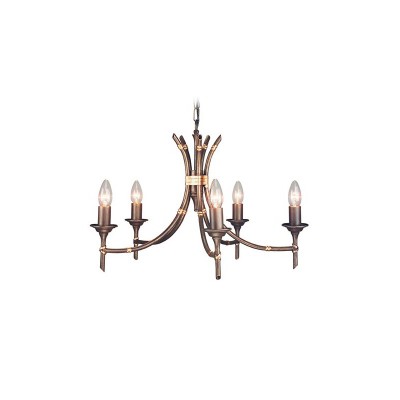 Люстра Natural concept BB5 BRZ PATINA BAMBOO