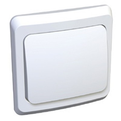 Lexel Этюд Одноклавишный переключатель (СХ. 6) белый (скр.устан.) (BC10-004b) Lexel Этюд Одноклавишный переключатель (СХ. 6) белый (скр.устан.) (BC10-004b)