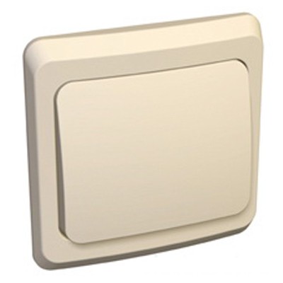 Lexel Этюд Одноклавишный переключатель (СХ. 6) кремовый (скр.устан.) (BC10-004k) Lexel Этюд Одноклавишный переключатель (СХ. 6) кремовый (скр.устан.) (BC10-004k)
