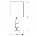Настольная лампа KUTEK MOOD BELEZA BEL-LG-1 (Z) 