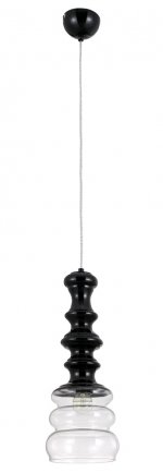 Светильник подвесной Crystal lux BELL SP1 BLACK 1180/201