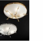 Потолочный светильник Masiero BELLE EPOKE PL4 Chromo Lucido-Foglia Argento