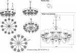 Люстра Crystallux BETIS SP-PL12 BETIS