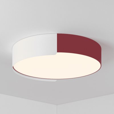 Светильник BIFACIAL накладной D370 Н100 LED 33W. Estetta BIFACIAL-37-33-WH-NW