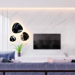 Светильник настенный бра Crystallux BILBAO AP12W LED D500 BLACK BILBAO