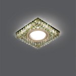 Светильник Gauss Backlight BL033 Квадрат. Шампань/Кристалл/Хром, Gu5.3, LED 2700K