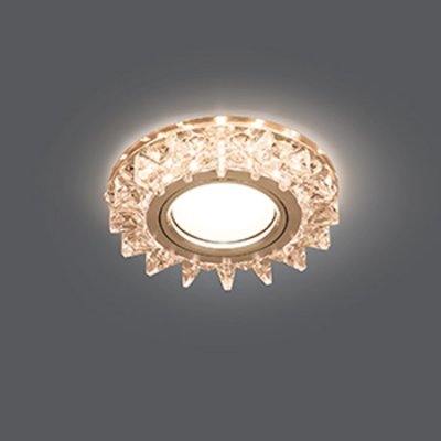 Светильник Gauss Backlight BL037 Кругл. Кристалл/Хром, Gu5.3, LED 2700K (BL037)