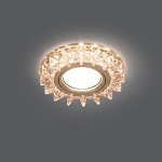 Светильник Gauss Backlight BL037 Кругл. Кристалл/Хром, Gu5.3, LED 2700K (BL037)