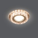 Светильник Gauss Backlight BL039 Кругл. Кристалл/Хром, Gu5.3, LED 2700K (BL039)
