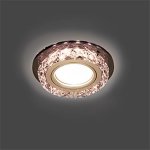 Светильник Gauss Backlight BL041 Кругл. Черный/Кристалл/Хром, Gu5.3, LED 2700K (BL041)