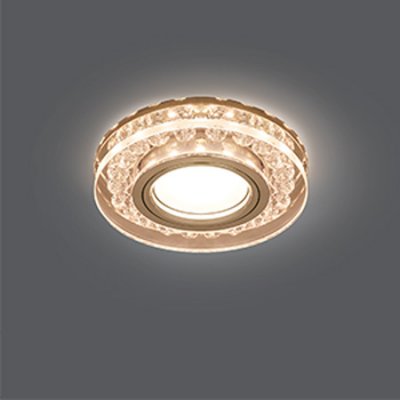 Светильник Gauss Backlight BL044 Кругл. Кристалл/Хром, Gu5.3, LED 2700K (BL044)