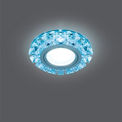 Светильник Gauss Backlight BL050 Кругл. Кристалл/Хром, Gu5.3, LED 4100K