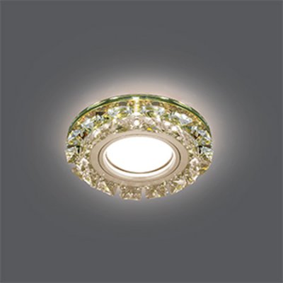 Светильник Gauss Backlight BL053 Кругл. Шампань/Кристалл/Хром, Gu5.3, LED 2700K