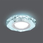 Светильник Gauss Backlight BL054 Восемь гран. Кристалл/Хром, Gu5.3, LED 4100K (BL054)