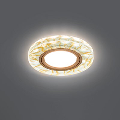 

Светильник Gauss Backlight BL073 Круг Золотой узор/Золото, Gu5.3, LED 2700K, BL073